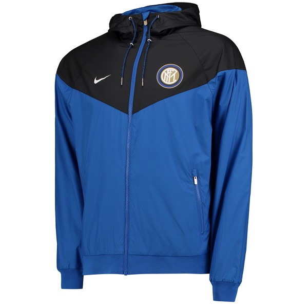 Windjacke Inter Milan 2018-19 Blau Schwarz Fussballtrikots Günstig